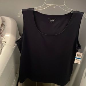 NWT Charter Club Navy blue shell in XL